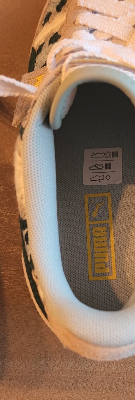 PUMA Easy Rider Seaside Drills Embroidered Lace Up Green Gray Sneakers 6.5 NEW - Picture 11 of 12